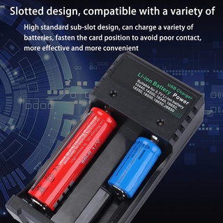 ขายดี ที่ชาร์จแบตเตอรี่ USB ช่องคู่ สําหรับปลั๊ก 3.7V 18650 14500 16340