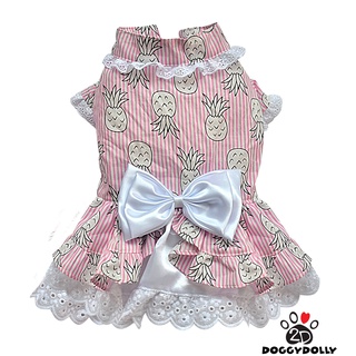 Petcloths -Doggydolly  dress เสื้อผ้าแฟชั่น เสื้อผ้าสัตว์เลี้ยง เสื้อผ้าหมาแมว ชุดกระโปรง    AD16