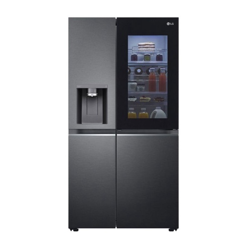 ตู้เย็น LG SIDE BY SIDE รุ่น GC-X257CQES 22.4 คิว สีดำ