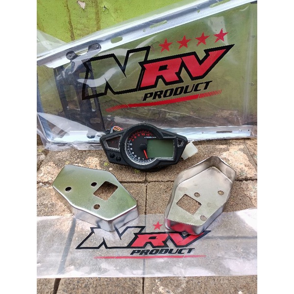 KOSO RK1 SPEEDOMETER MOUNT / KOSO RK1 SPEEDOMETER COVER / KOSO RX1 SPEEDOMETER CONTAINER /