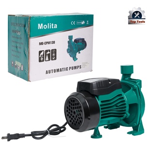 Molita ปั้มน้ำ ปั๊มน้ำหอยโข่ง ปั๊มน้ำ 800W ปั๊มใช้ในบ้าน หอยโข่ง ปั้มน้ำแรงดัน รุ่น Mo-cpm130