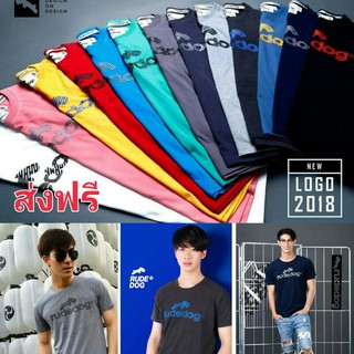 🔥ส่งฟรี rudedog T-shirt เสื้อยืด รุ่น  Logo2018ของแท้