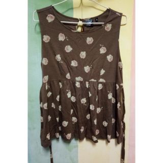 เสื้อแขนกุดผูกหลัง ยี่ห้อ Uniqlo ไซส์L อก38-46นิ้ว (มือ2) แถมจัดส่งฟรีค่ะ