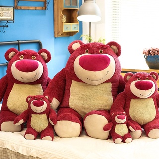 Soft Lotso Bears Toy Story ทอย สตอรี่ ตุ๊กตาหมีสตรอเบอร์รี่ของเล่นของขวัญ ดอกซากุระ ฉบับพิเศษ