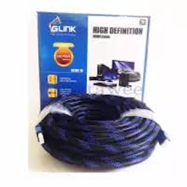 ลดราคา สายHDMI G-LINK 30เมตร #สินค้าเพิ่มเติม สายต่อจอ Monitor แปรงไฟฟ้า สายpower ac สาย HDMI