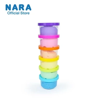 NARA Light Clay ดินเบา ขนาด 120 กรัม (6 สี 6 กระปุก) กระปุกละ 20 กรัม