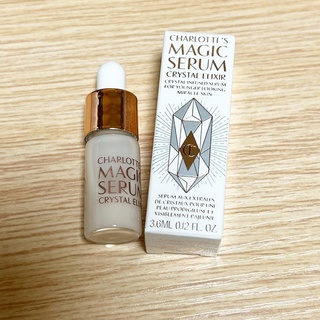 ส่งฟรี Charlotte Tilbury Magic Serum Crystal Elixir 3.6ml  เซรั่มบำรุงผิวหน้า AUG02