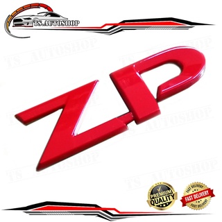 โลโก้ ZP แดง LOGO ZP ติดท้ายรถกระบะ ISUZU D-MAX