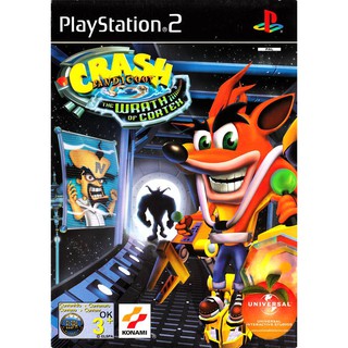 Crash Bandicoot:The Wrath of Cortex แผ่นเกมส์ps2 เกมเพล2 แผ่นplay2