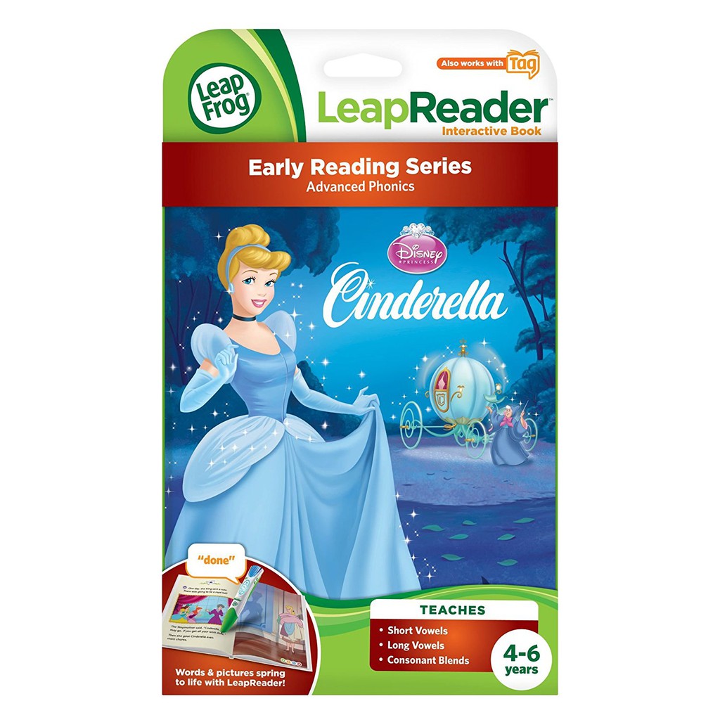 หนังสือ Leapfrog Tag Activity Storybook Disney Cinderella: The Heart That Believes (works with Tag)