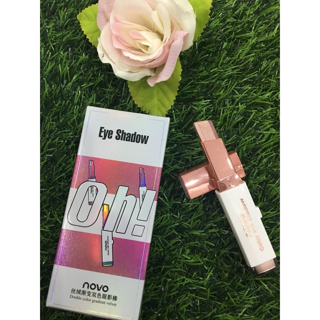 NOVO Double color gragient velvet อายแชโดว์ เนื้อครีม
