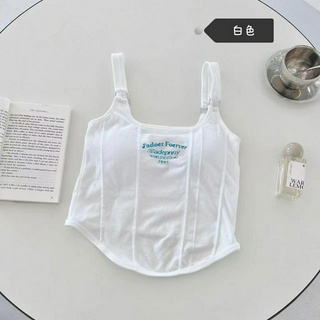 เสื้อครอปรุ่นมีห่วง 231 มีบราในตัว ทรงสวยผ้านิ่มไส่สบาย เสื้อแฟชั่นมีห่วง สีพาสเทล 4สี พร้อมส่ง