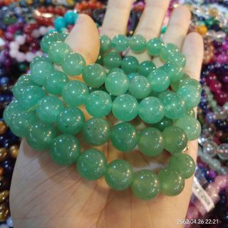 Green Aventurine กรีนอเวนเจอรีน หินแห่งสุขภาพ💥หินแท้ สร้อยข้อมือหินนำโชค