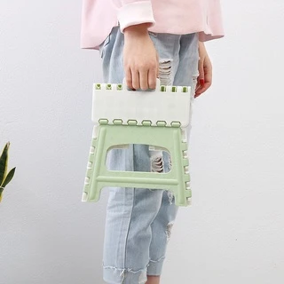 พร้อมส่ง!!เก้าอี้พับ เก้าอี้พลาสติกอเนกประสงค์ ปิกนิคพลาสติกตัวเล็ก 3 สี เก้าอี้จิ๊กซอ
