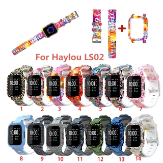 ชุดเคสป้องกันสายนาฬิกาข้อมือ สําหรับ Xiaomi Haylou LS02