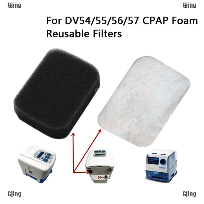 ฟิลเตอร์โฟม CPAP ใช้ซ้ําได้ DV54 55 56 57 Series System 8 ชิ้น ต่อชุด