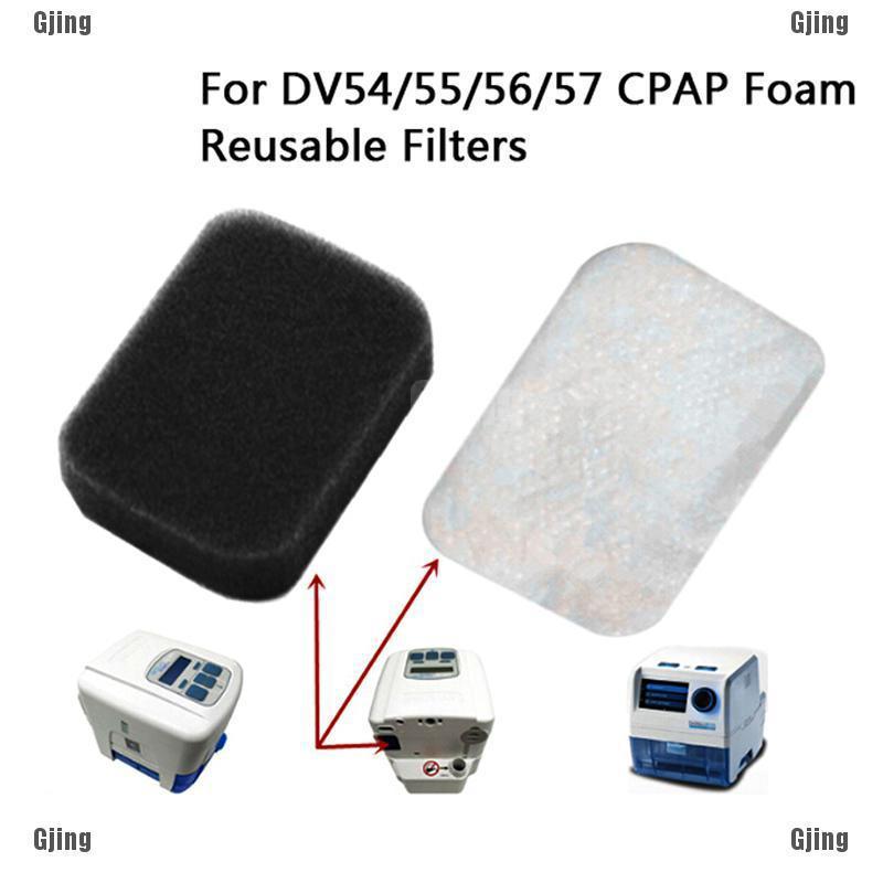 ✿ฟิลเตอร์โฟม CPAP ใช้ซ้ําได้ DV54 55 56 57 Series System 8 ชิ้น ต่อชุด