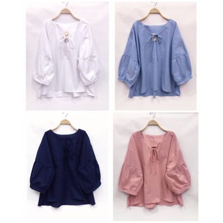 เสื้อผ้าคนอ้วน เสื้อแฟชั่น แบบน่ารักๆผลิตจากผ้า Oxford เนื้ออย่างดี