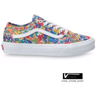 VANS OLD SKOOL TAPERED LIBERTY FABRICS MULTI YELLOW FLORAL SNEAKERS สินค้ามีประกันแท้