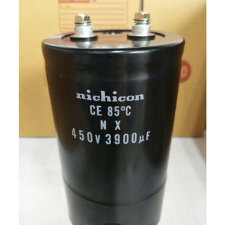 คาปาร์ซิเตอร์ 3900 UF 450Vvdc Capacitor misgiving 85C ขนาดสูง 13x7.5cm. สินค้าคุณภาพเต็มพร้อมส่ง สีด