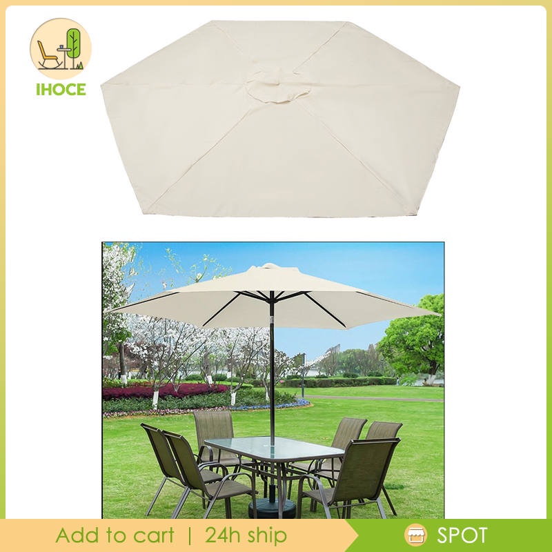 Activity11] Garden Parasol Fabric Canopy Cover Heavy Duty Outdoor