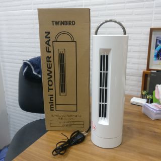 Mini Tower Fan Twin Bird ญี่ปุ่น ไฟ 110v 【ใหม่】