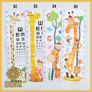 MIMOSA แผ่นวัดส่วนสูงเด็ก วัดส่วนสูงติดผนัง ลายการ์ตูนน่ารัก โปสเตอร์/สติ๊กเกอร์ มีให้เลือก 4 ลาย