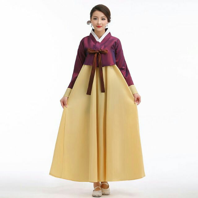 👘👘
ชุดฮันบกเกาหลี ชุดแดจังกึม สีม่วง-เหลือง ชุดประจำชาติเกาหลี