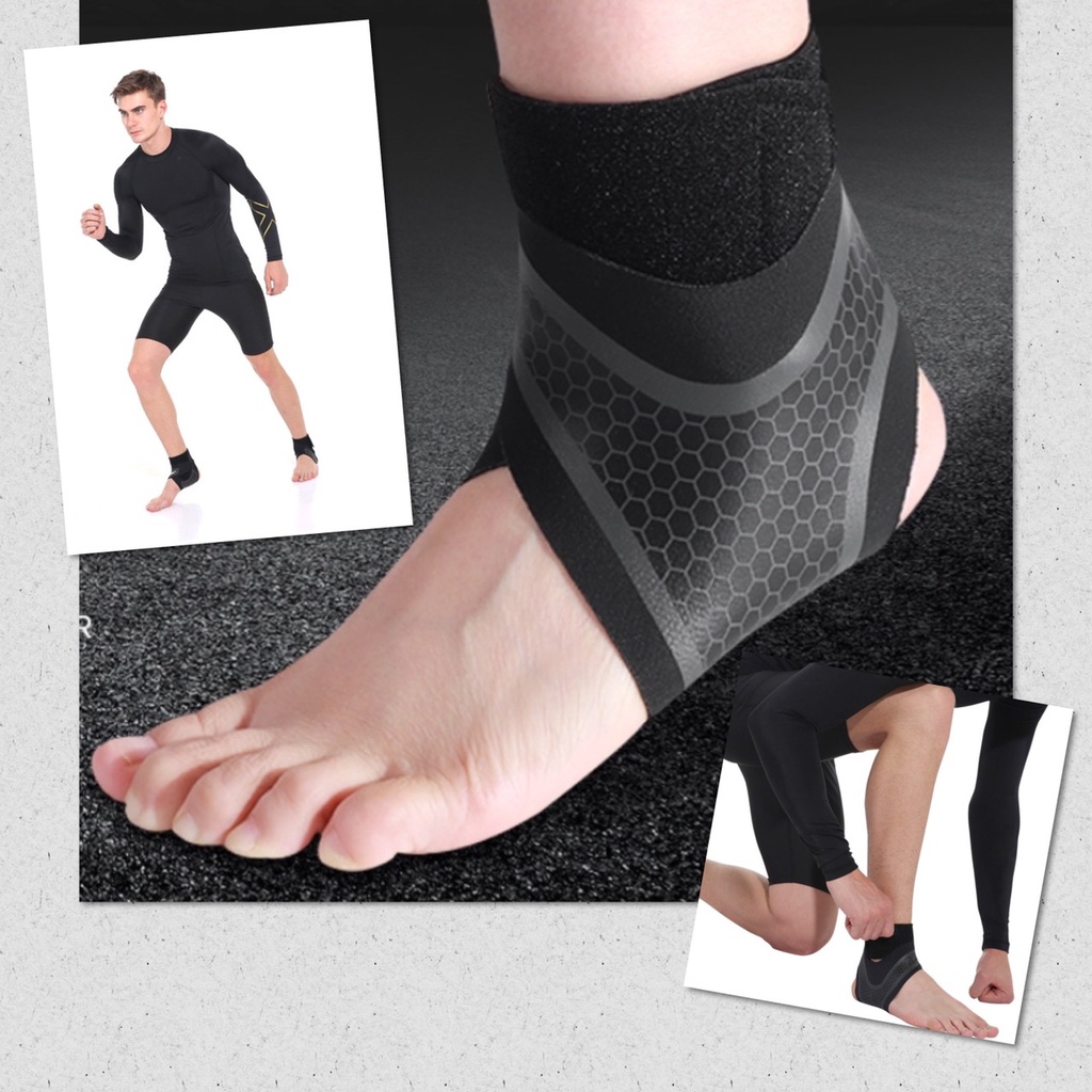 ⚡ สายรัดข้อเท้า ที่รัดข้อเท้า พยุงข้อเท้า กีฬา Full support ปรับขนาดได้ ผ้าข้อเท้า ankle support ป้อ