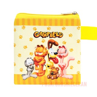 กระเป๋าสตางค์ กระเป๋าใส่เหรียญ ขนาดเล็ก ลาย Garfield คุณภาพดี