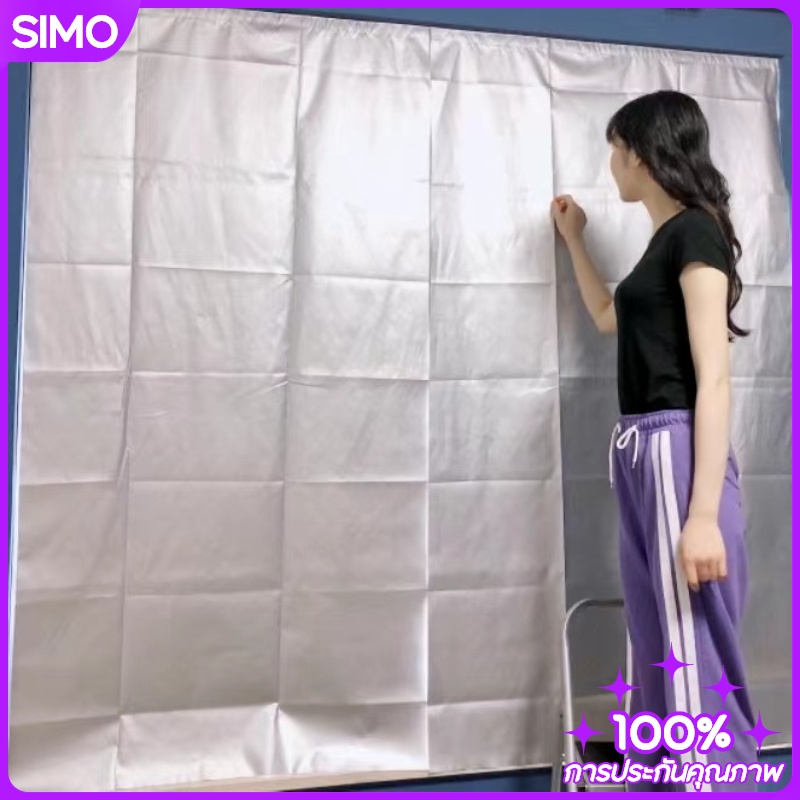 ผ้าม่านตีนตุ๊กแก ผ้าม่านกันแสงuv 100% ม่านกันแสง กันน้ำ กันความร้อน กันเเสง ติดตั้งง่าย ใช้ตีนตุ๊กแก