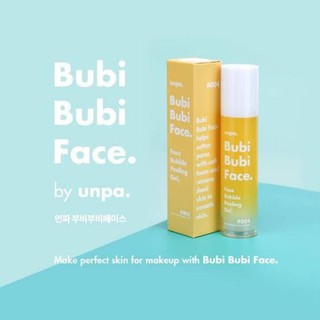 Unpa Bubi Bubi Face Bubble Peeling Gel สครับหน้าเนื้อ โฟม