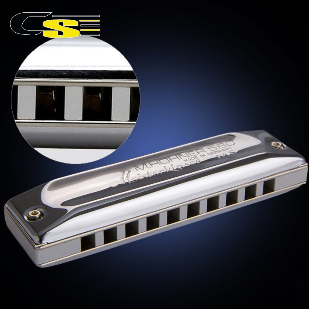 Hohner Meisterklasse 580/20 Harmonica ฮาโมนิก้า 10ช่อง (10 Hole 20
