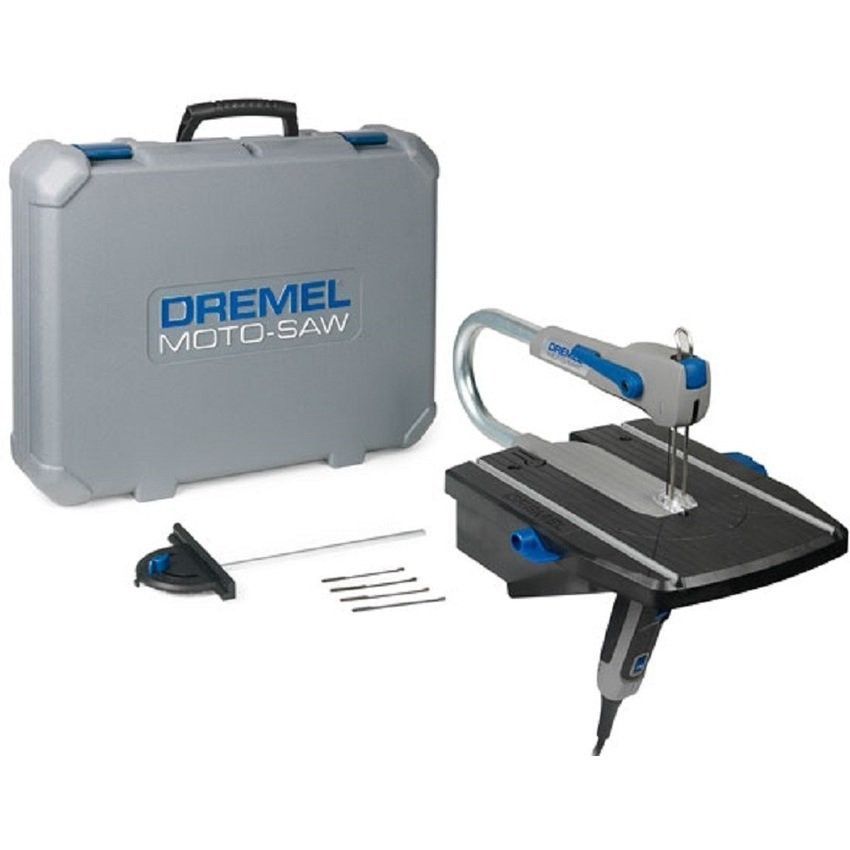DREMEL เลื่อยฉลุไฟฟ้า MOTO SAW รุ่น MS20-1/5 F013MS20JA สามารถถอดตัวเครื่องออกจากแท่น ใช้เป็นเลื่อยฉลุไฟฟ้ามือถือได้เลย