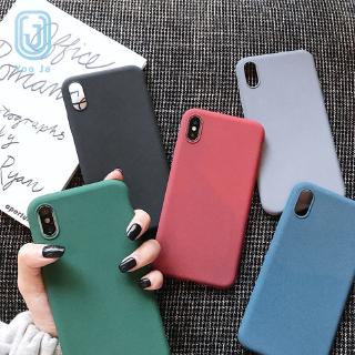 เคสโทรศัพท์มือถือ ซิลิโคนนิ่ม หนังกลับ กันกระแทก สําหรับ Samsung A7 A8 Plus A9 2018 J4 J6 Plus