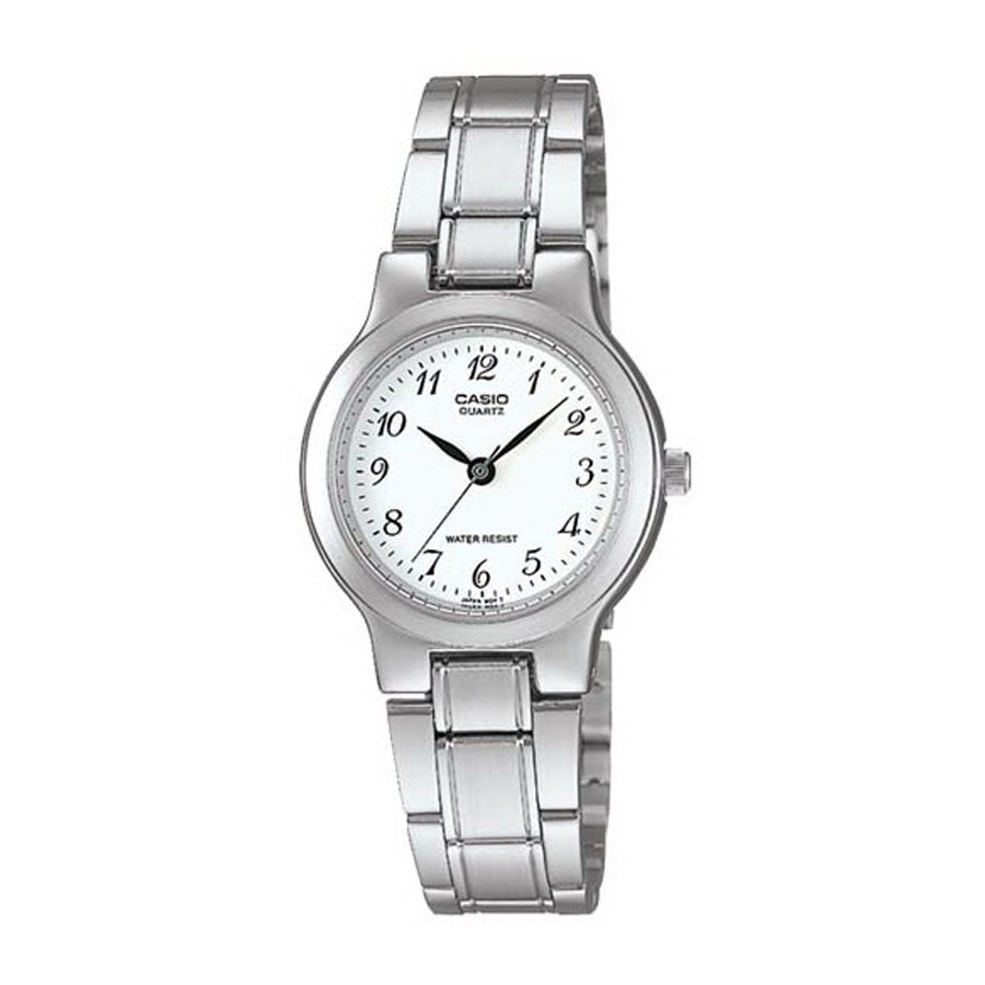 Casio Standard นาฬิกาข้อมือผู้หญิง สายสเตนเลส รุ่น LTP-1131A, LTP-1131A-7B - สีเงิน