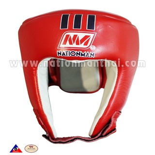 NATIONMAN เฮดการ์ดหนังแท้ เปิดแก้ม No.T200