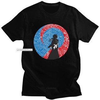 เสื้อยืดโอเวอร์ไซส์Gildan เสื้อยืดแขนสั้น ผ้าฝ้าย 100% พิมพ์ลายอนิเมะ Swordsman Samurai Rurouni Kenshin เข้ากับทุกการแต่