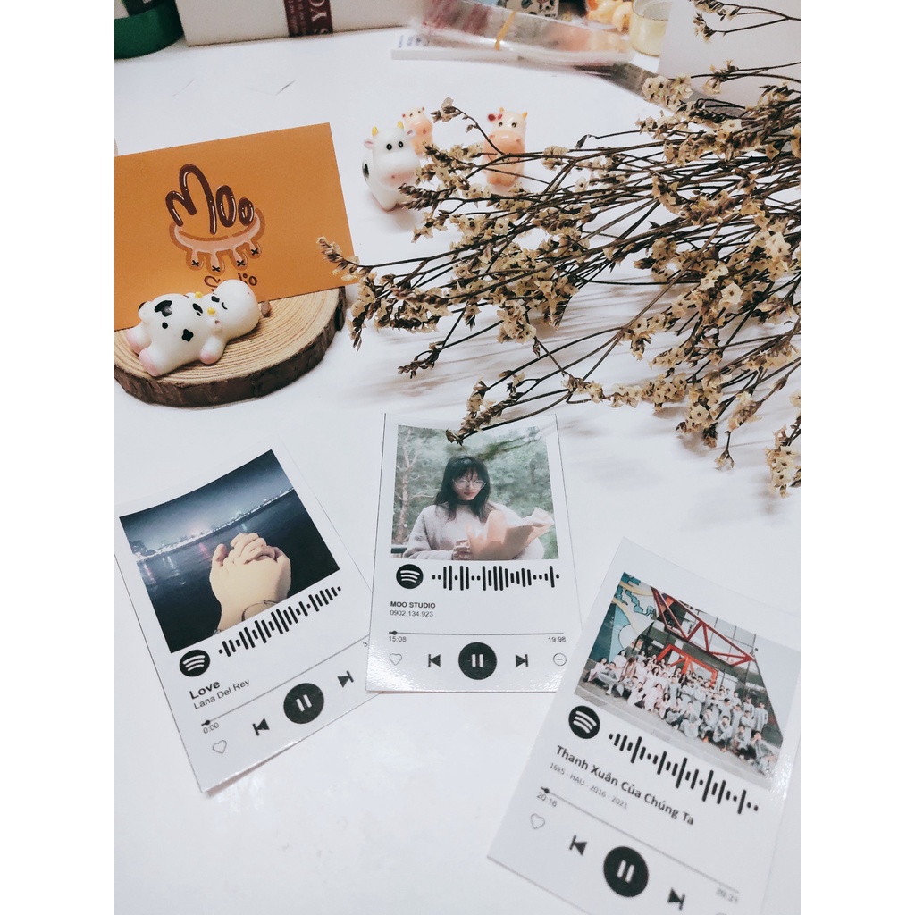 Print Spotify Music photo - กรอบแส้ pola - ขนาด 6x9cm