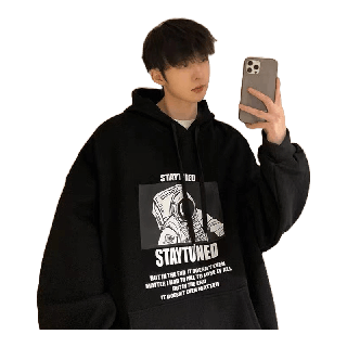 NEW✨เสื้อแขนยาว มีฮู้ด สไตล์เกาหลี เสื้อกันหนาว