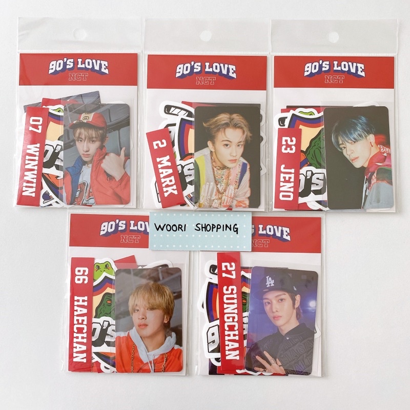 NCT 2020 NCT U 90s love SMTOWN และ Store สติ๊กเกอร์ติดกระเป๋าเดินทาง Photocard SET SEALED
