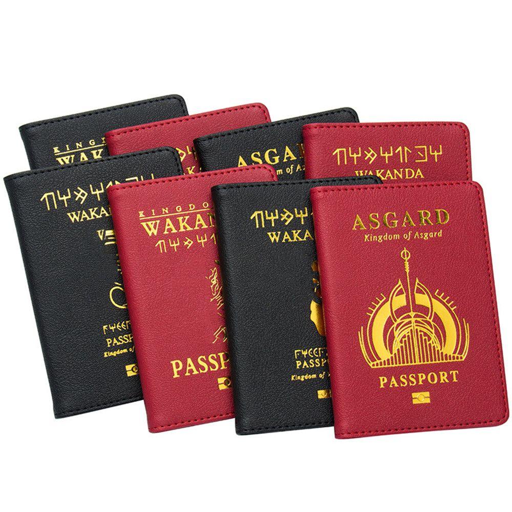 Hecceh เคสหนัง PU ใส่หนังสือเดินทาง นามบัตร ลายโลโก้ L สําหรับทุกเพศ