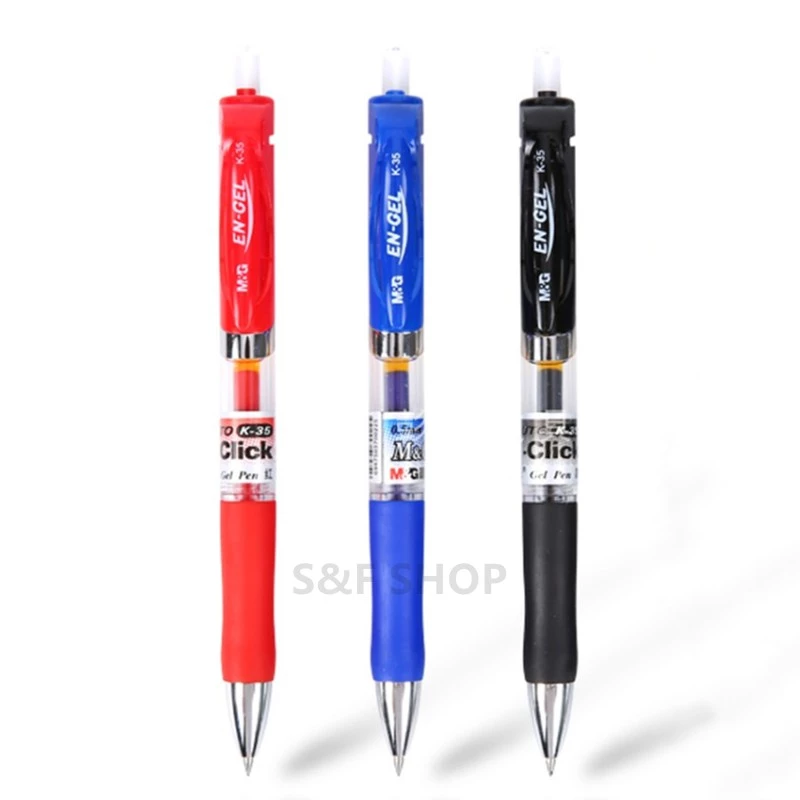 ปากกาเจล M&G K-35 ขนาดเส้น0.5mm มี 3สี ให้เลือก (ราคาต่อด้าม) ผลิตภัณฑ์คุณภาพ เอ็มแอนด์จี เครื่องเขียน #GEL PEN