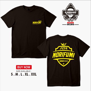 เสื้อยืดผ้าฝ้ายพิมพ์ลายแฟชั่น เสื้อยืด พิมพ์ลาย Norifumi Muflfer Racing สําหรับยานยนต์