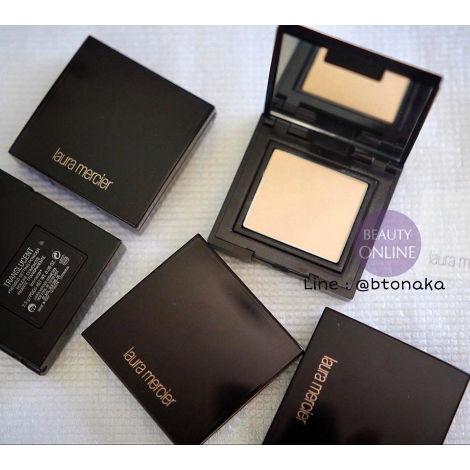 แป้งอัดแข็งไม่ผสมรองพื้น Laura mercier Pressed Setting Powder - Translucent 2.5 g.