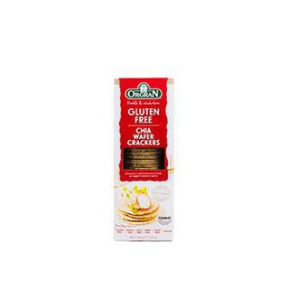 Orgran Chia Wafer Cracker 100g  ออร์แกรนเชียเวเฟอร์แครกเกอร์ 100 กรัม