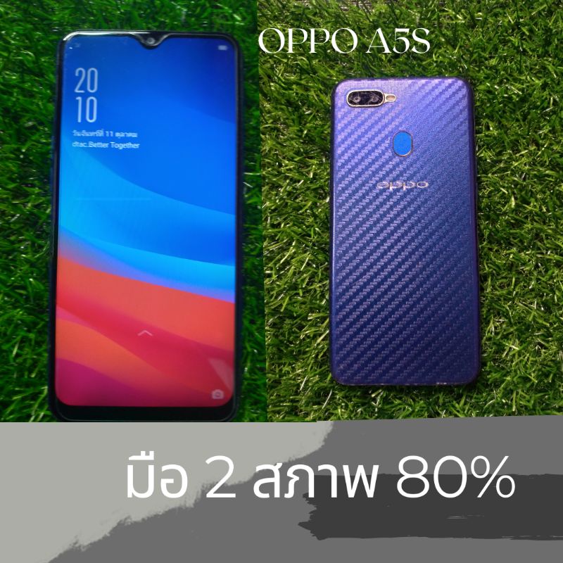 Oppo A5sโทรศัพท์มือสอง สภาพดี ใช้งานได้ปกติ