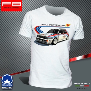 เสื้อยืดสีพื้น - เสื้อยืดผู้ชาย 2022 เสื้อยืดแฟชั่น Lancia เดลต้ามาร์ตินี่ Evoluzione Hf Integrale