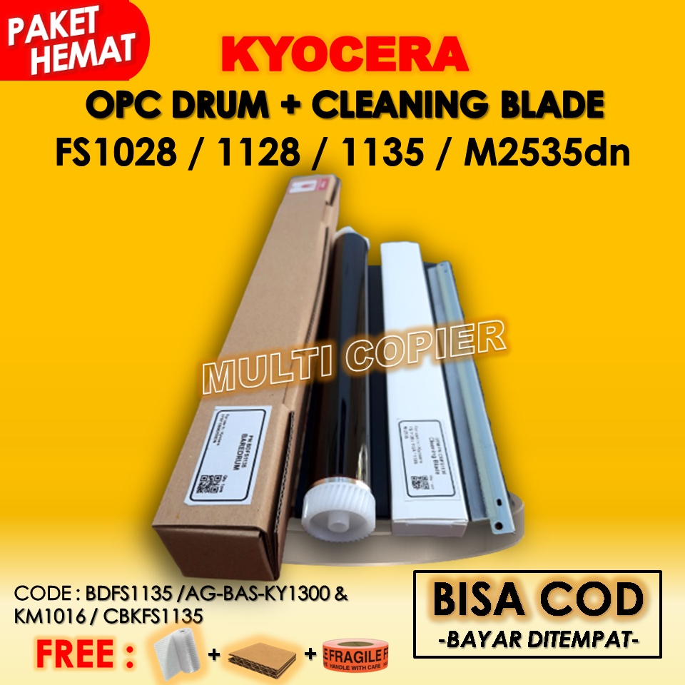 Kyocera Fs 1028 1128 1135 M2535Dn OPC Drum Cleaning Blade Package