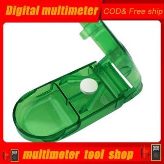 [P35]Rectangular Medicine Cutter Pill Cutter Medicine Split Medicine Box Portable